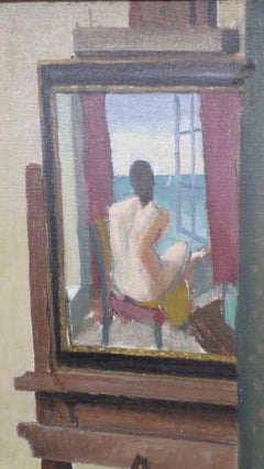 John A Robinson MODERN BRITISH original Studio Portrait - Oil Painting c.1930