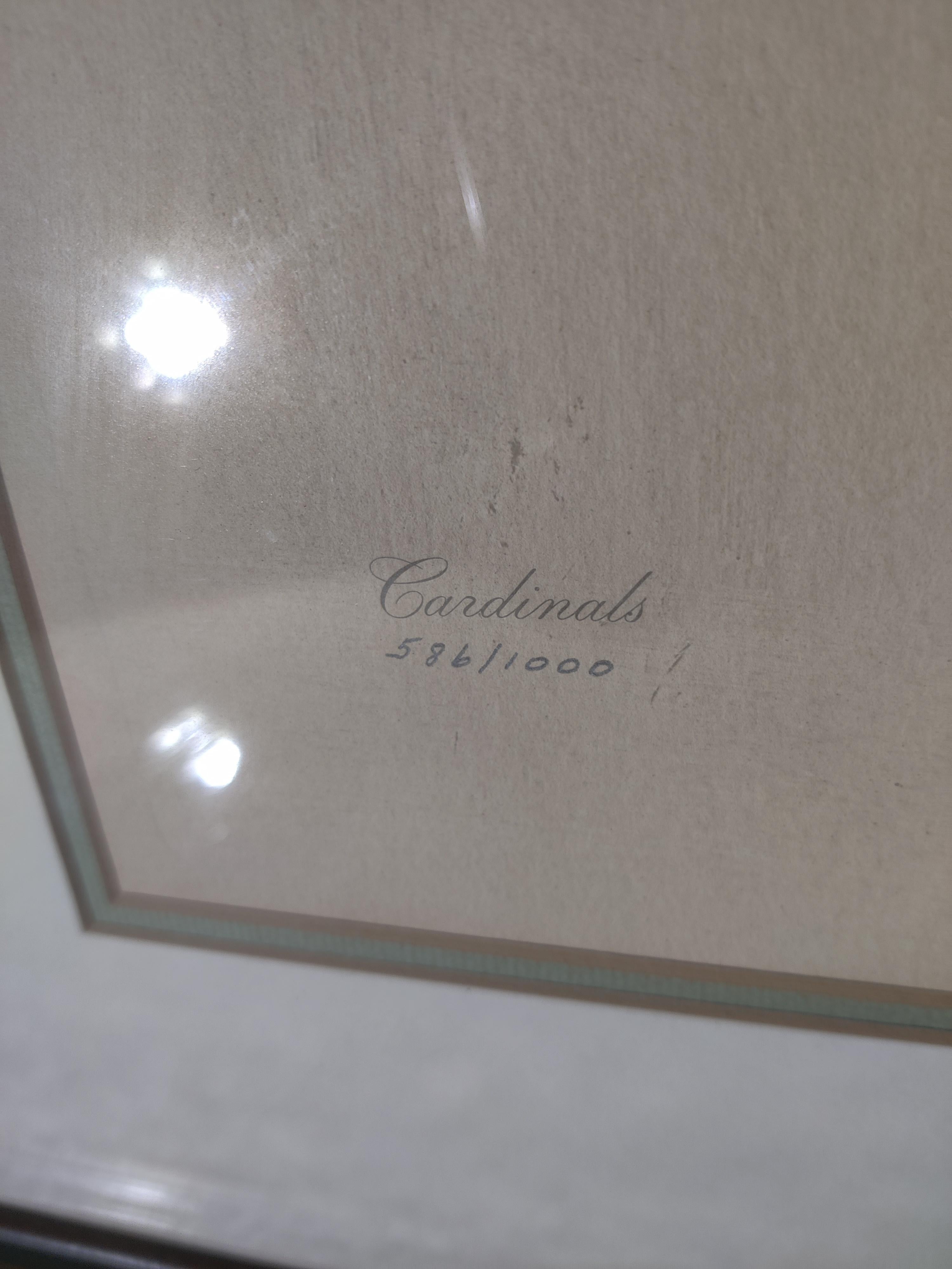 John A. Ruthven Firmado y Número de Cardenales en venta 13