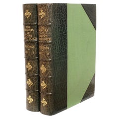 John Addington Symonds, Le memorie del conte Carlo Gozzi, 1890, rilegato in pelle