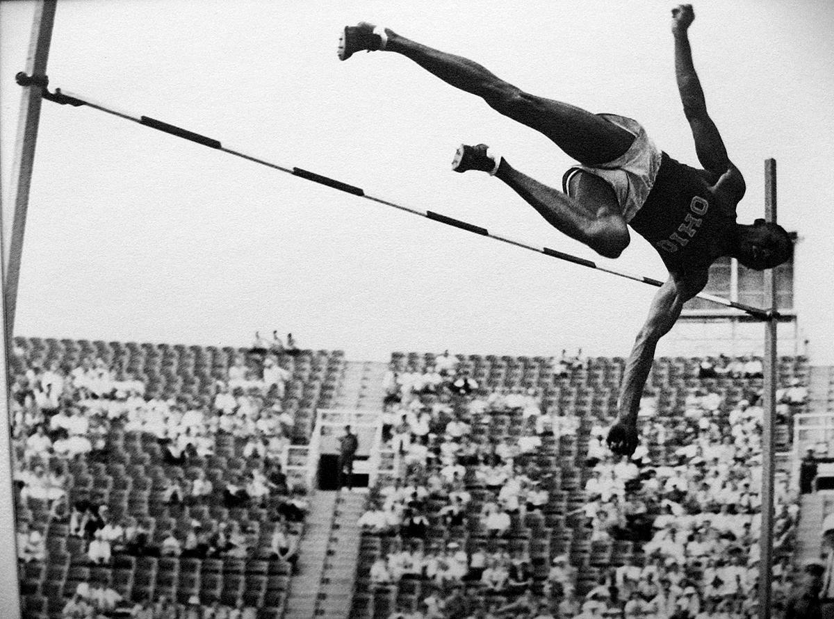 John Albok Figurative Photograph - Randall's Island Worker's Sports Day - Vintage Photograph, Athlete, Sports