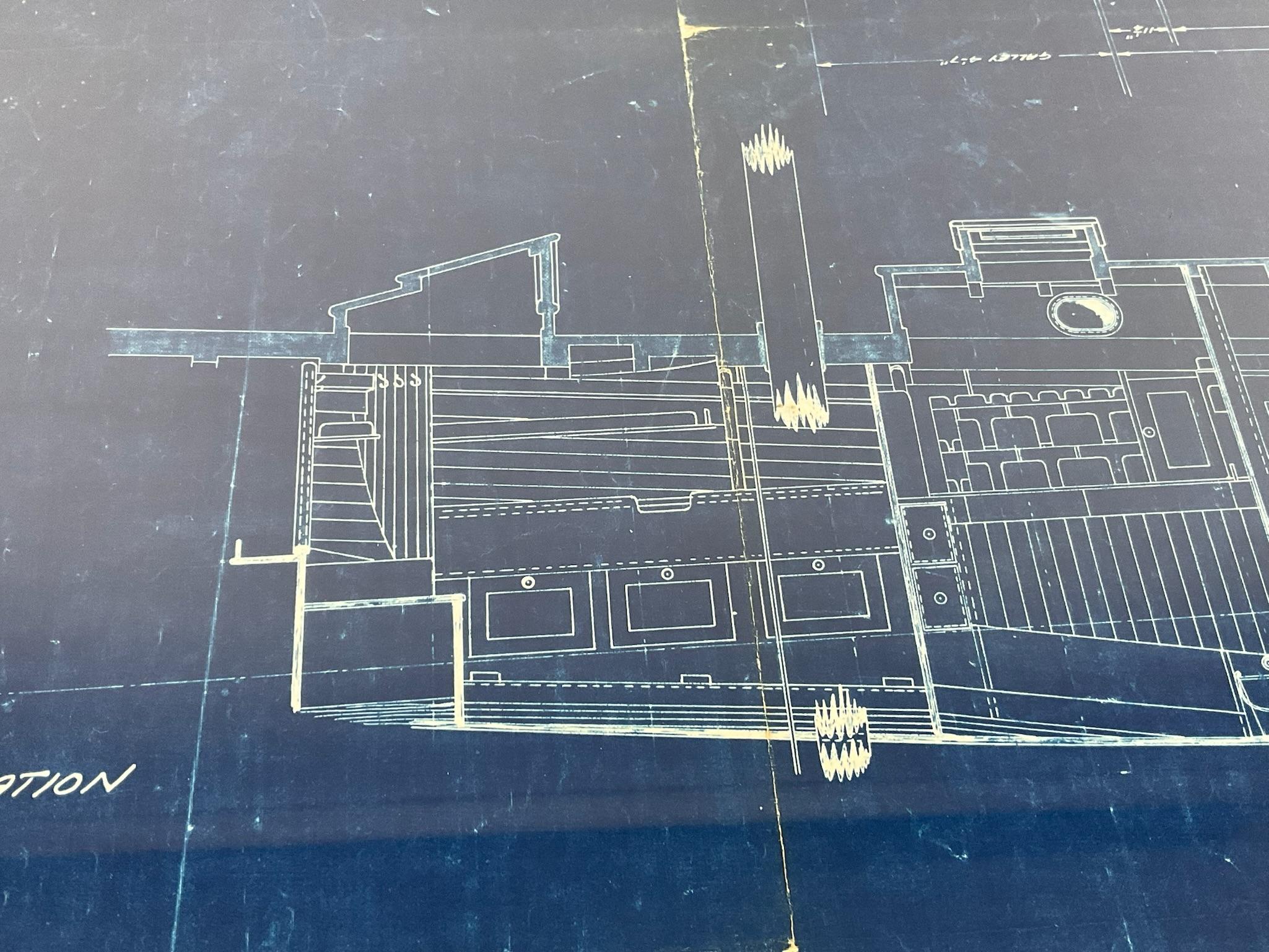Blueprint du yacht John Alden en vente 11