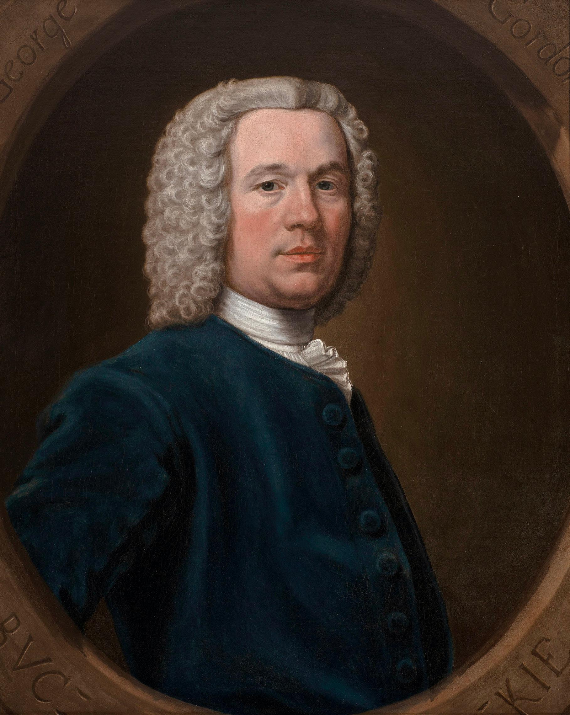 Ritratto di George Gordon, 7° Laird di Buckie (1707-1756) - Painting di John Alexander