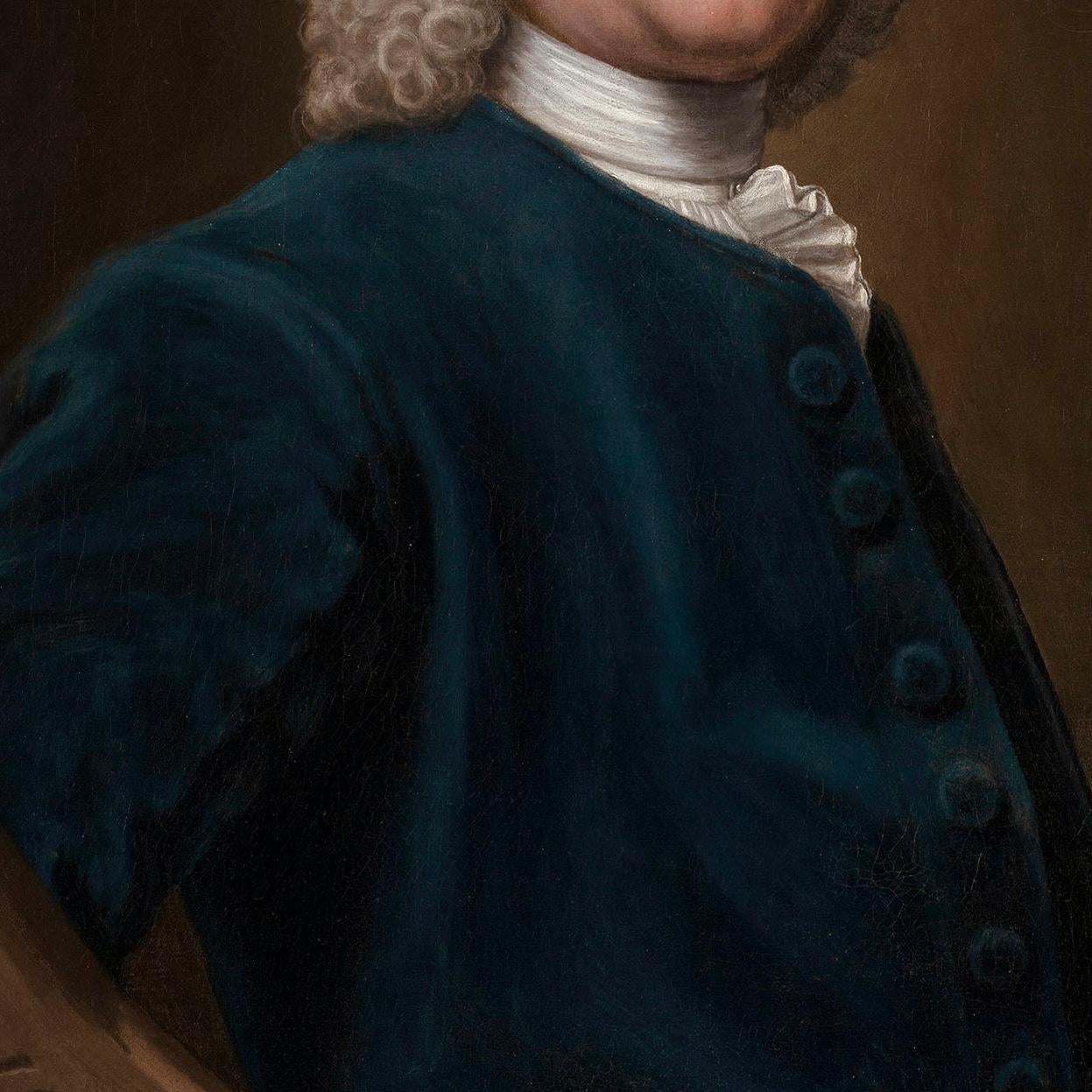 Ritratto di George Gordon, 7° Laird di Buckie (1707-1756) - Portrait Painting Nero di John Alexander