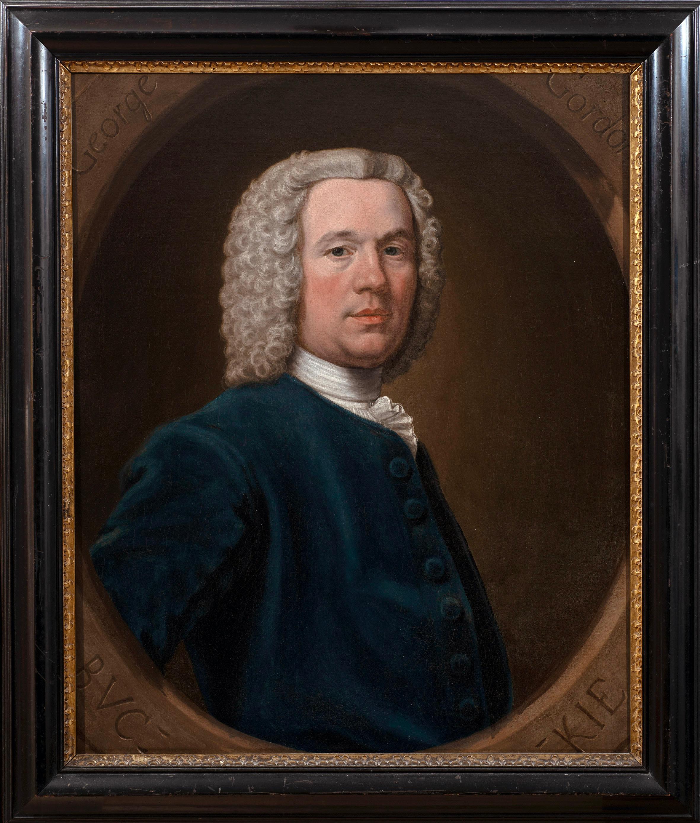 Portrait Painting di John Alexander - Ritratto di George Gordon, 7° Laird di Buckie (1707-1756)