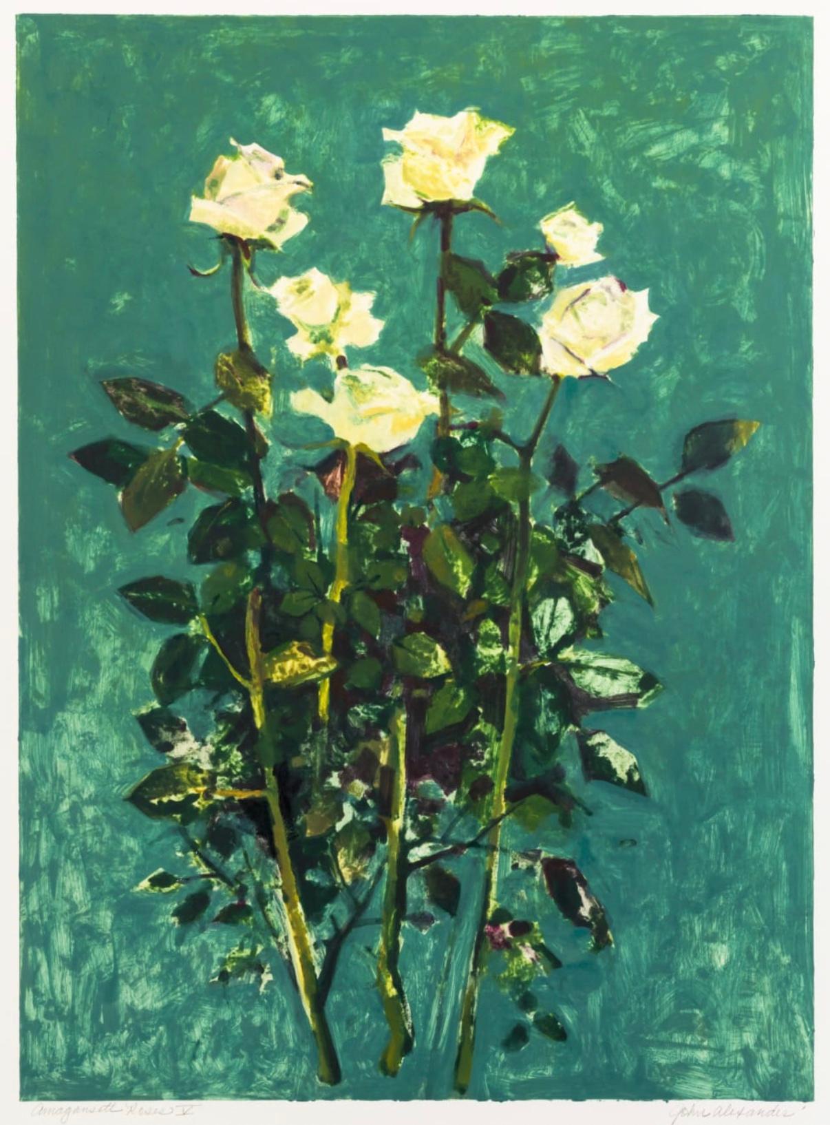 Amagansett Roses - Print by John Alexander