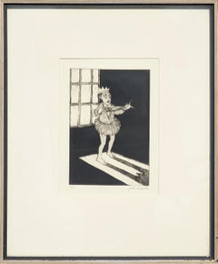 John Alexander - "Momma Always Wanted a Dancer" Black
White Surreal Etching of a Child
Fish "Momma Always Wanted a Dancer" Black
White Surreal Etching of a Child
Fish