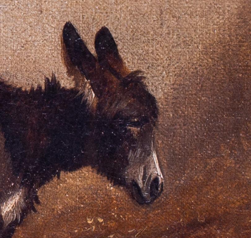 donkey oil painting