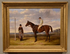 Oil Painting by John Alfred Wheeler "Sir Philip Crofton Bt. On His Horse Duelist
