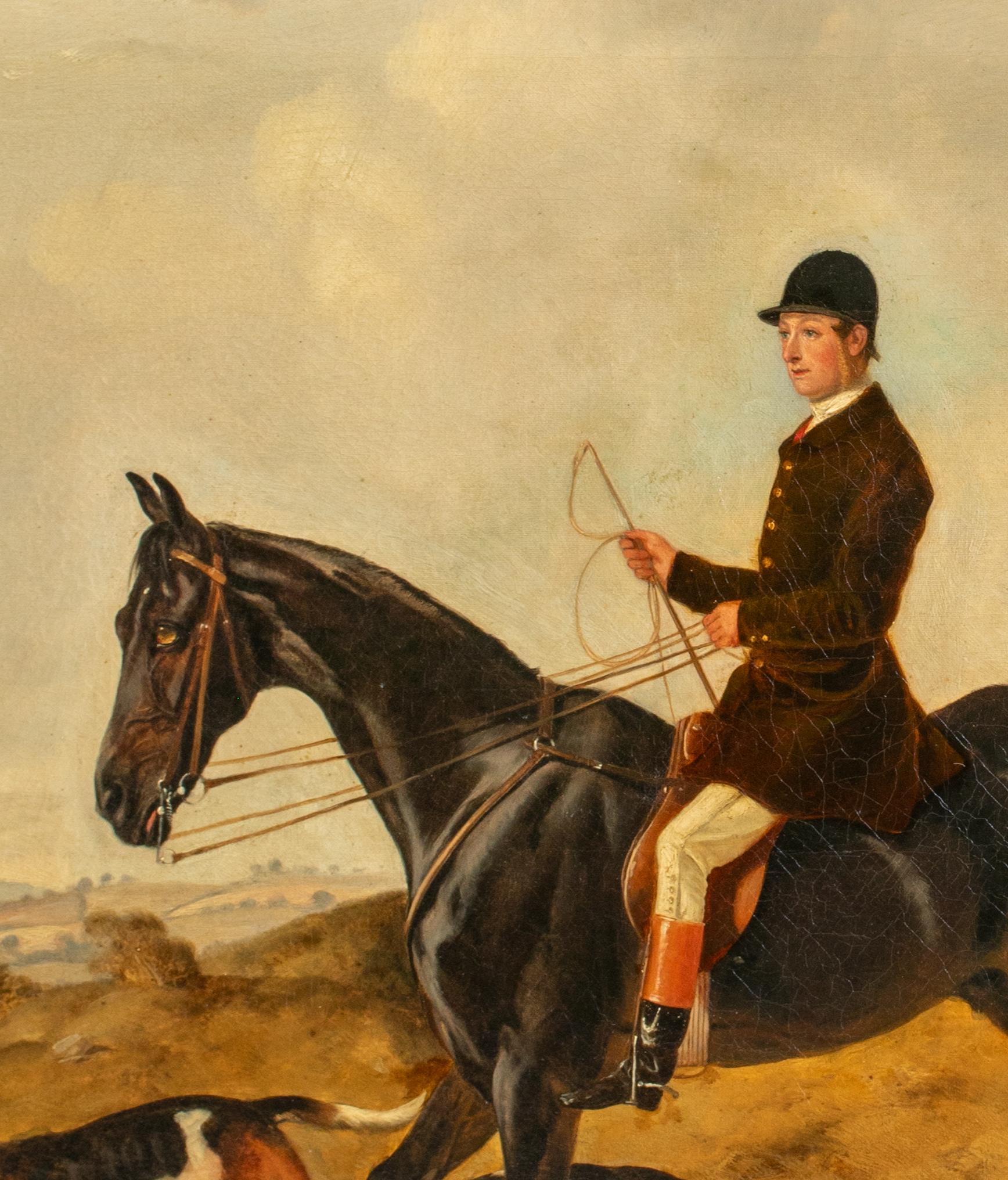 Portrait Of John West On Viscount Howard with the Foxhounds 5