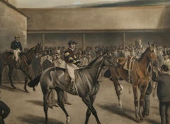 The Paddock, Romantic Engraving by John Alfred Wheeler