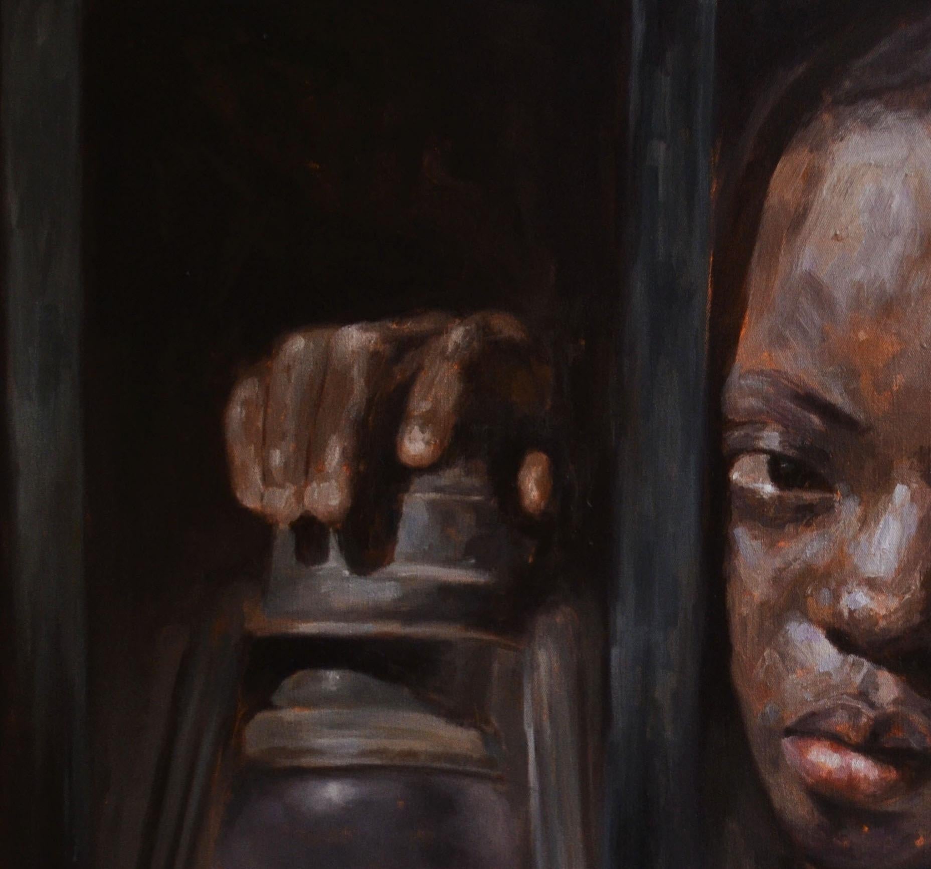 Better Tomorrow - 21° secolo, Contemporaneo, Ritratto figurativo, Arte dei bambini - Painting di John Ali