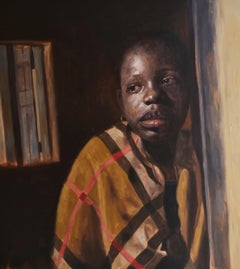 Momento de fe - Siglo XXI, Contemporáneo, Retrato figurativo, Arte infantil