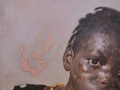 Senza dubbio - 21° secolo, Contemporaneo, Ritratto figurativo, Bambini, Gioielli