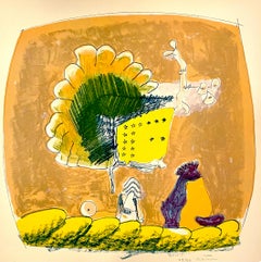 Californie Pop Art Expressionniste abstrait LA Lithographie John Altoon sur les femmes