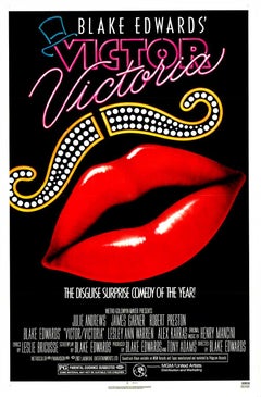 Original Victor Victoria linen backed 1982 Vintage movie poster