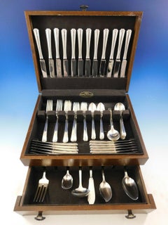 John and Priscilla by Westmorland Sterling Silver Flatware Set 12 Service 78 Pcs