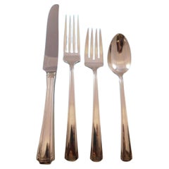 John and Priscilla by Westmorland Sterling Silver Flatware Set Service 36 Pcs