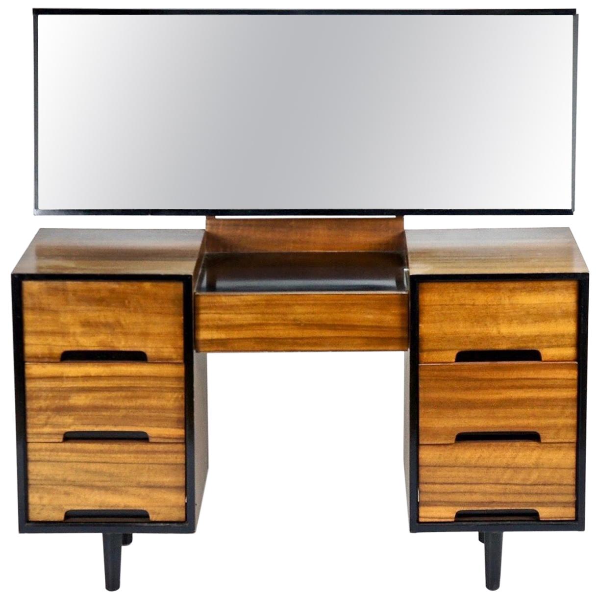 John and Sylvia Reid for STAG, 7-Drawer Dressing Table with Large Mirror, 1960s For Sale