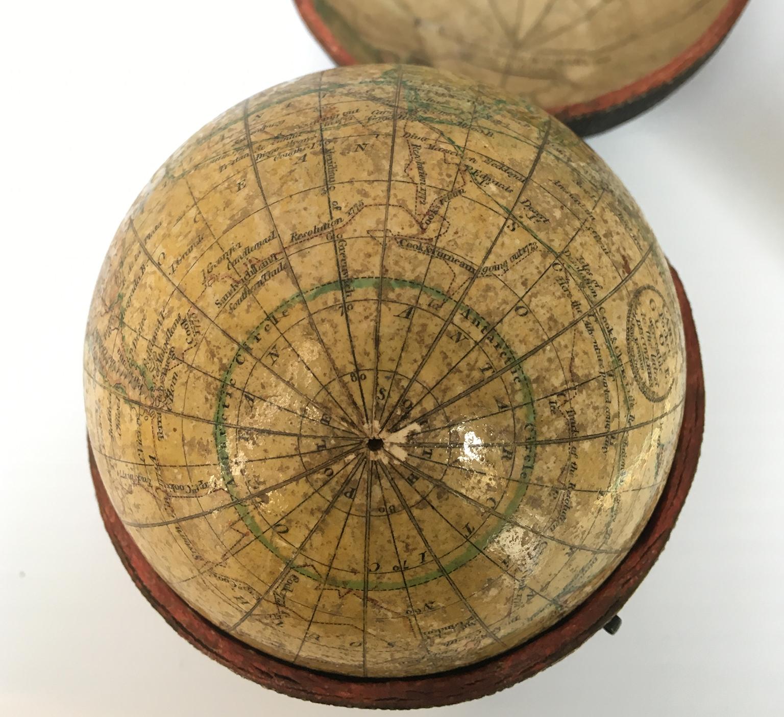 18th Century English Pocket Globe by John and William Cary, 1791 4