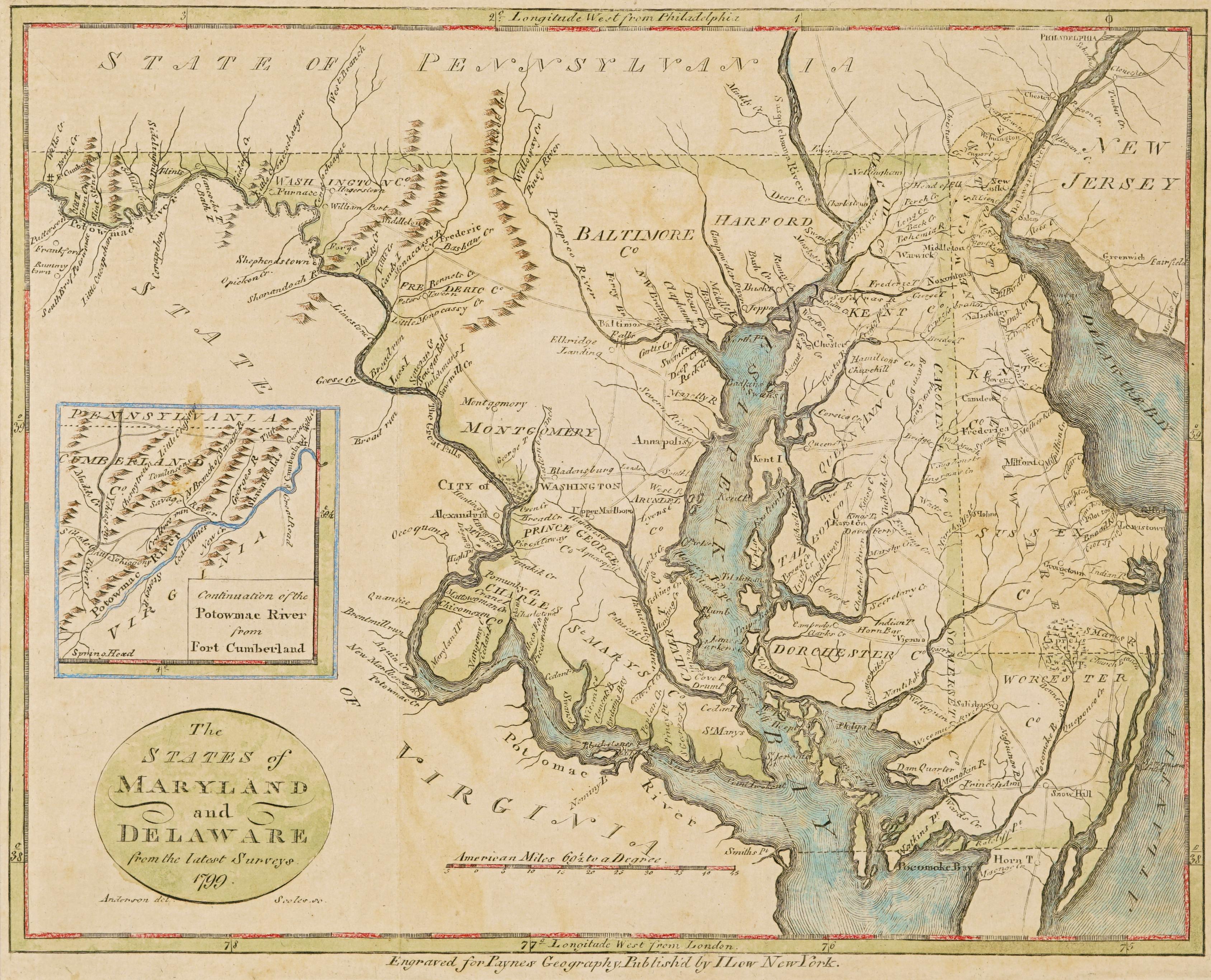 1799 Map of 