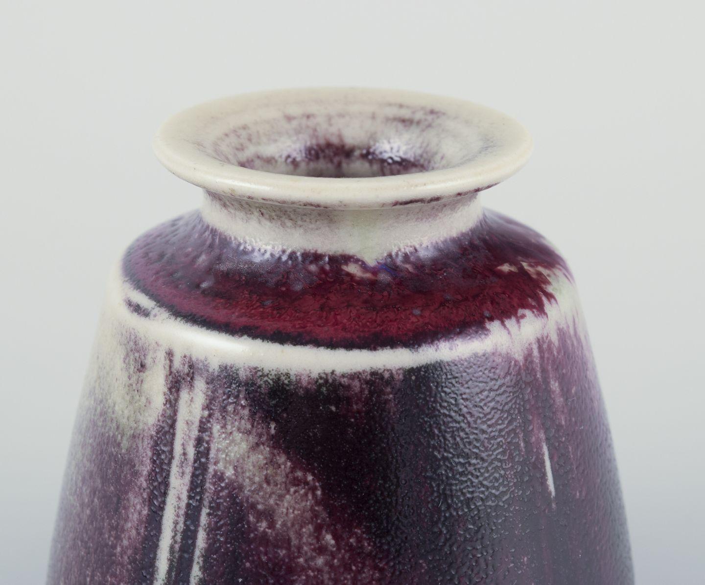 John Andersson für Höganäs. Miniatur-Keramikvase. 1970er/80er Jahre (Schwedisch) im Angebot