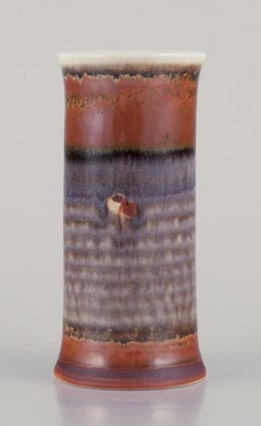 John Andersson  per Höganäs, Svezia. Vaso in ceramica unico nel suo genere. Ca 1960