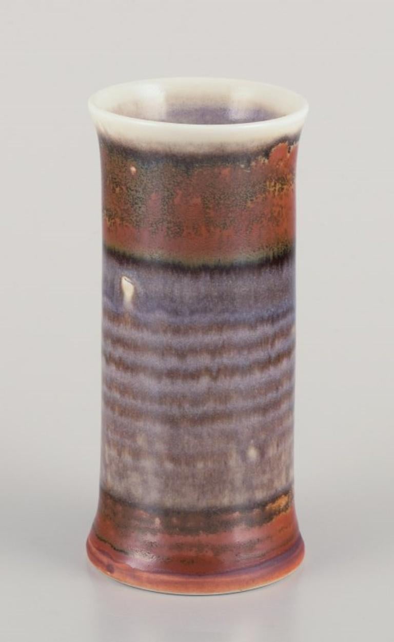 Scandinavo moderno John Andersson  per Höganäs, Svezia. Vaso in ceramica unico nel suo genere. Ca 1960 in vendita