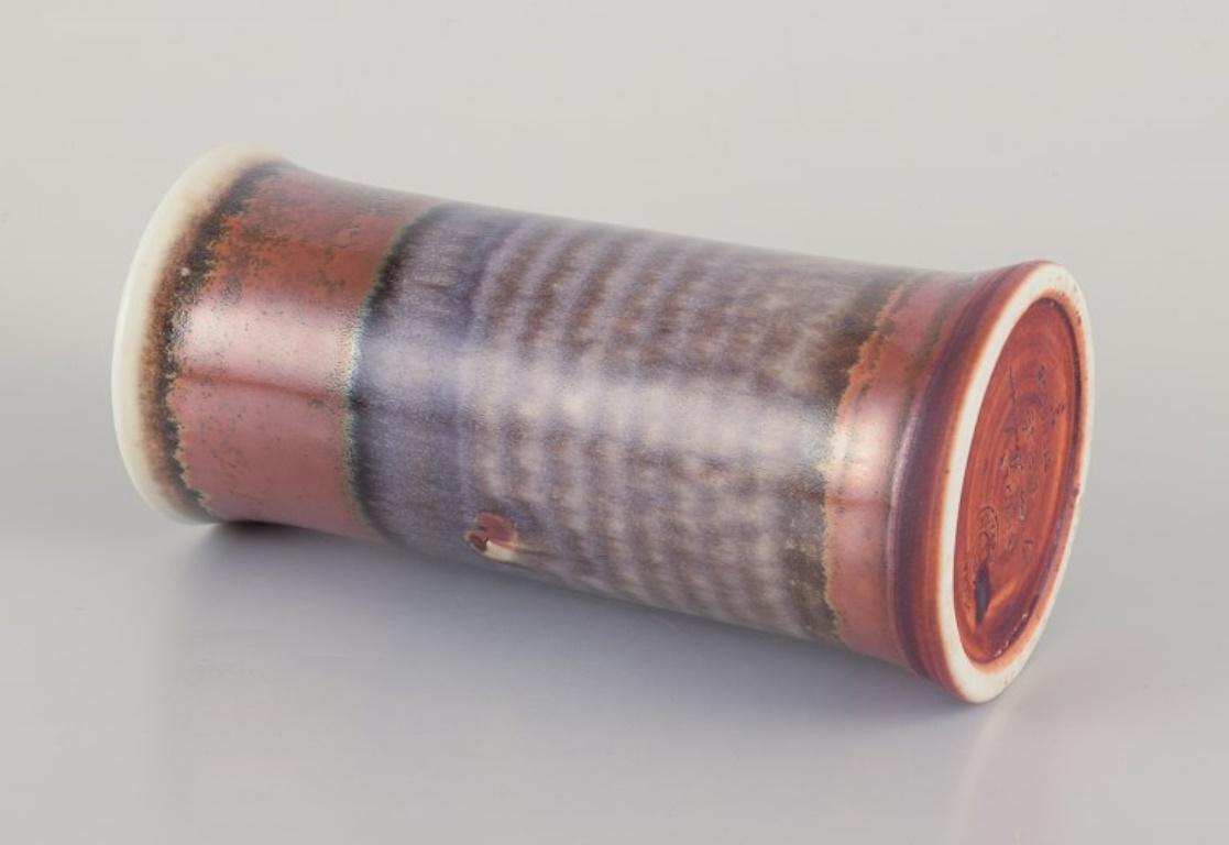 Metà XX secolo John Andersson  per Höganäs, Svezia. Vaso in ceramica unico nel suo genere. Ca 1960 in vendita