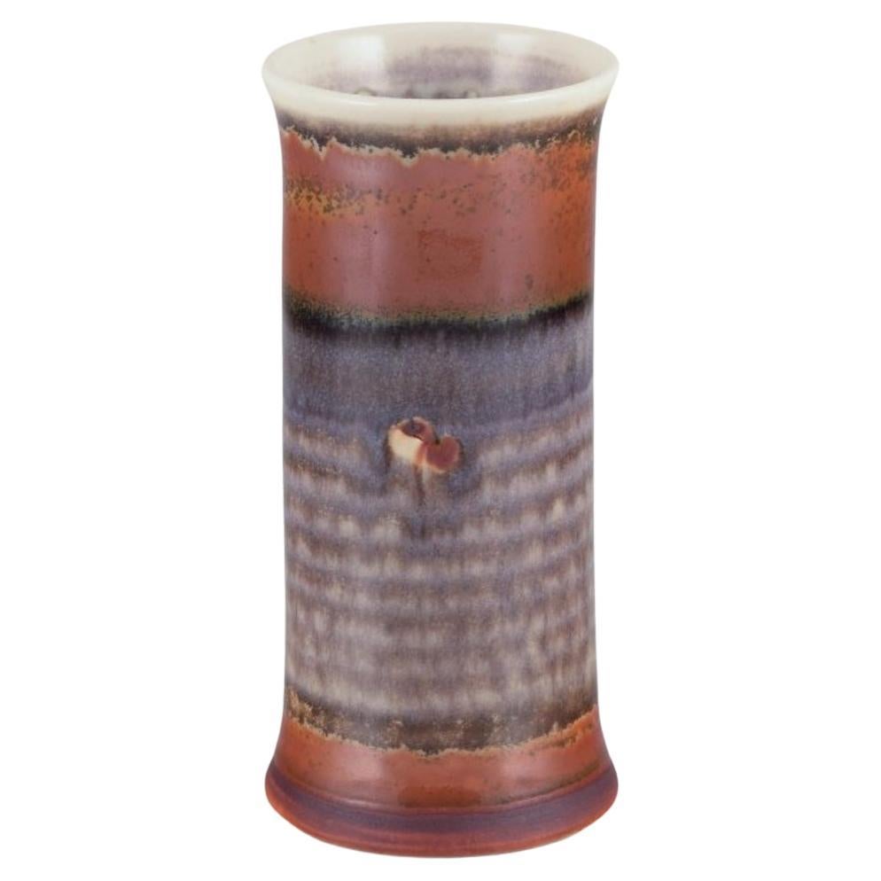 John Andersson  pour Höganäs, Suède. Vase en céramique unique. Ca 1960