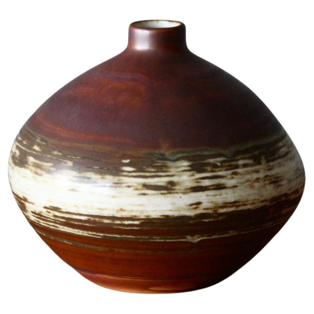 John Andersson, Vase, Glazed Stoneware, Höganäs, Sweden, 1950s