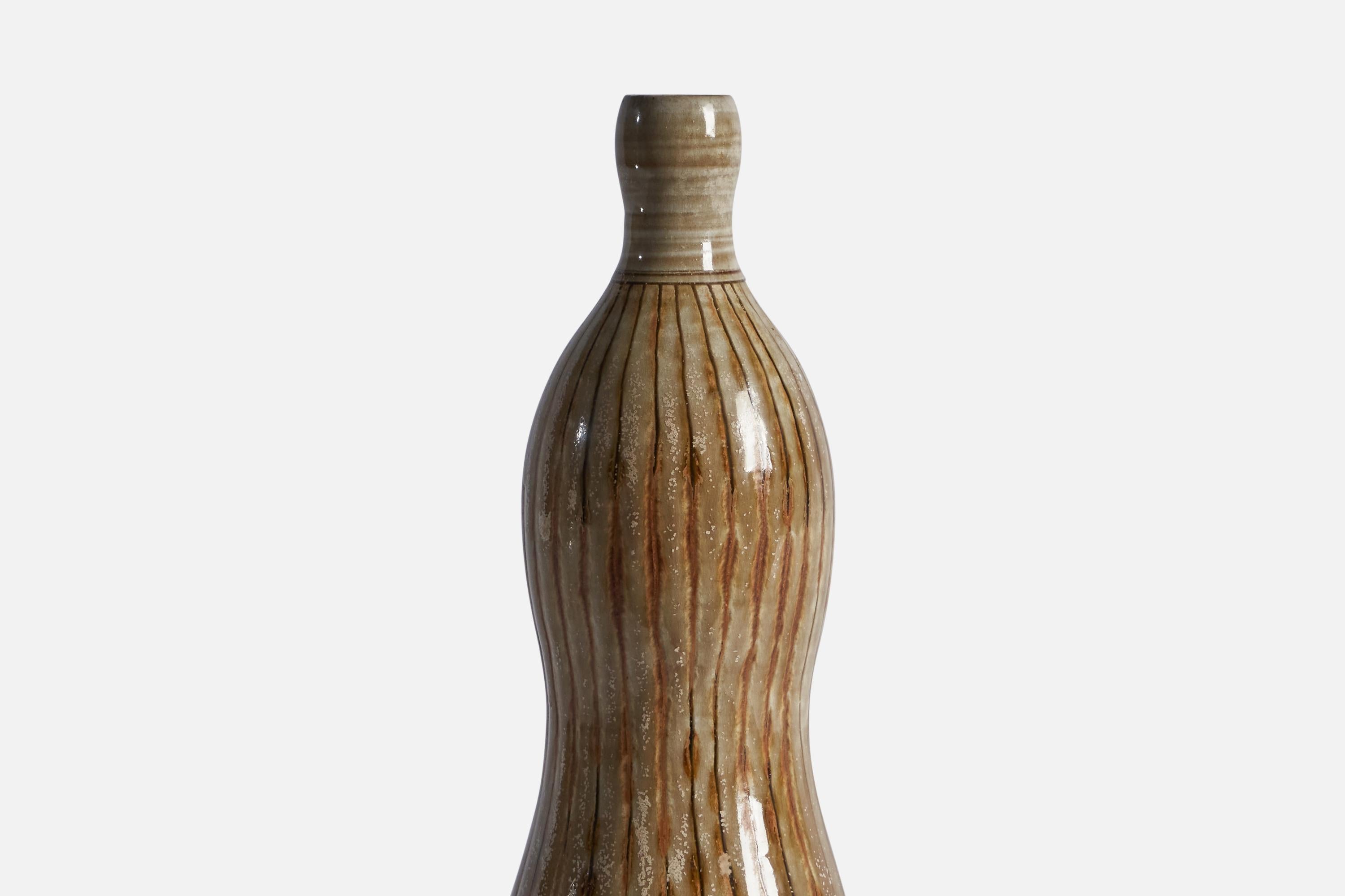 Swedish John Andersson, Vase, Stoneware, Sweden, 1950s For Sale