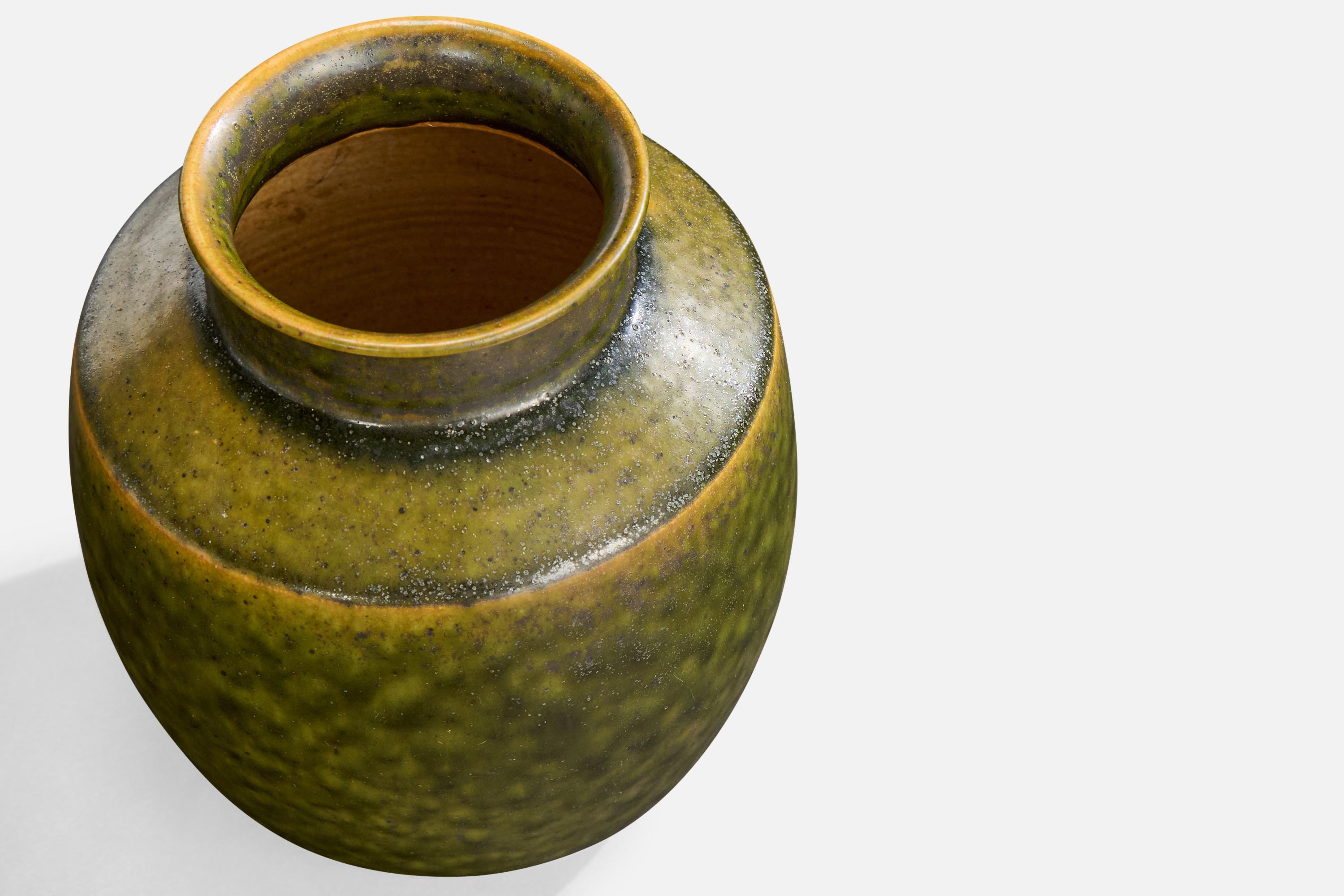 John Andersson, Vase, Stoneware, Sweden, 1950s In condizioni buone a High Point, NC