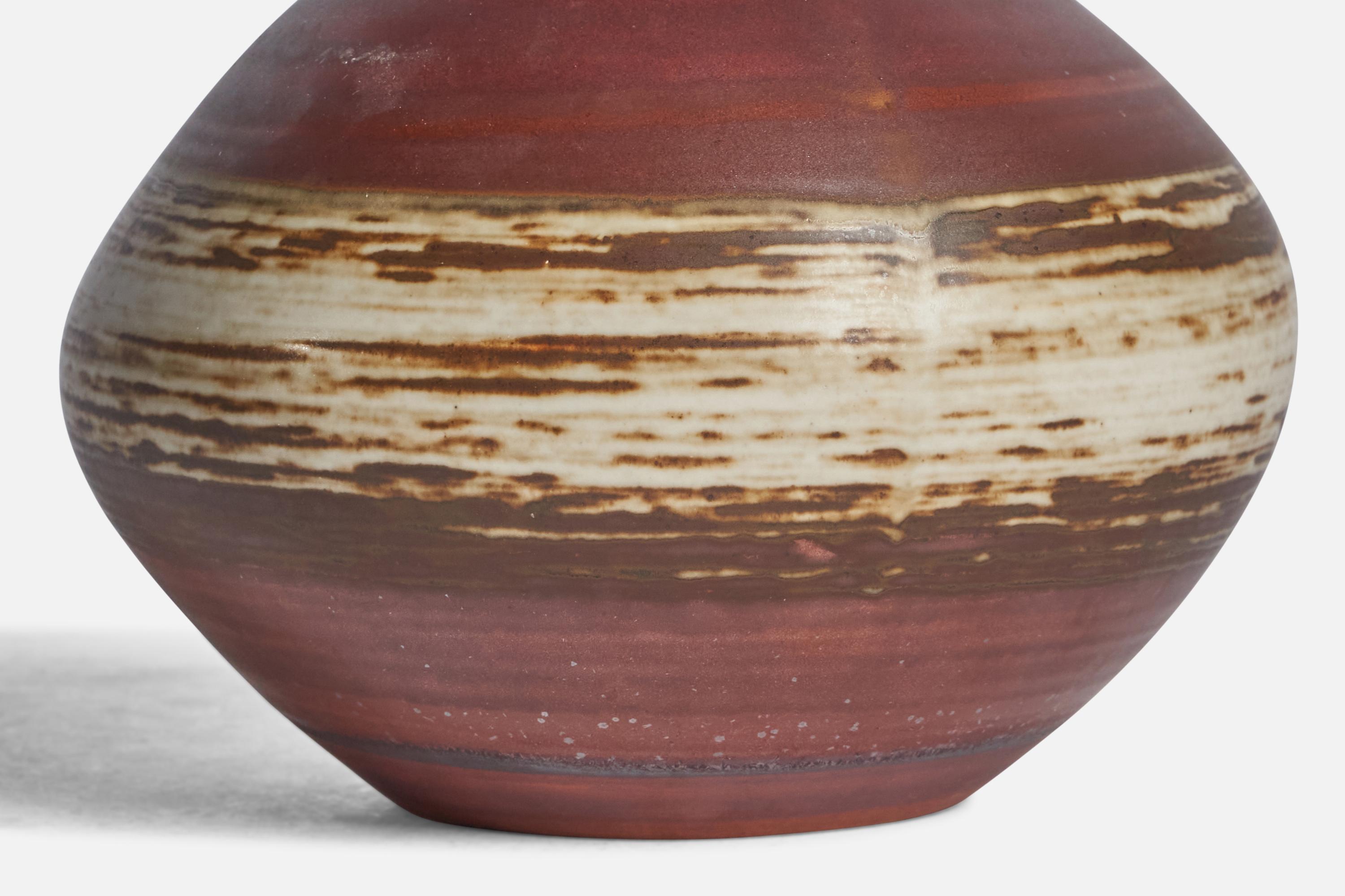 Metà XX secolo John Andersson, Vaso, Gres, Svezia, anni '1960 in vendita