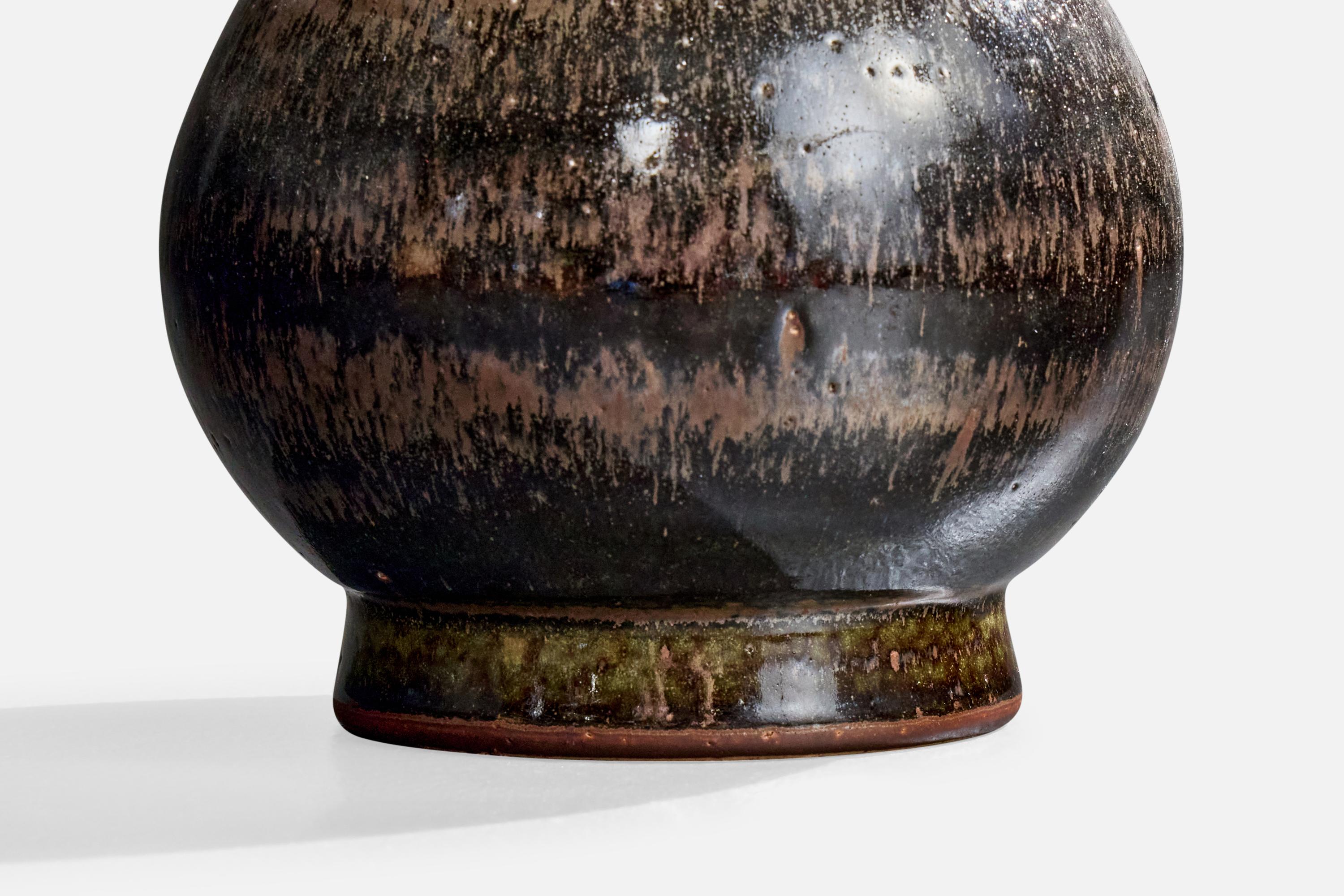 Mid-20th Century John Andersson, Vase, Stoneware, Sweden, 1960s For Sale