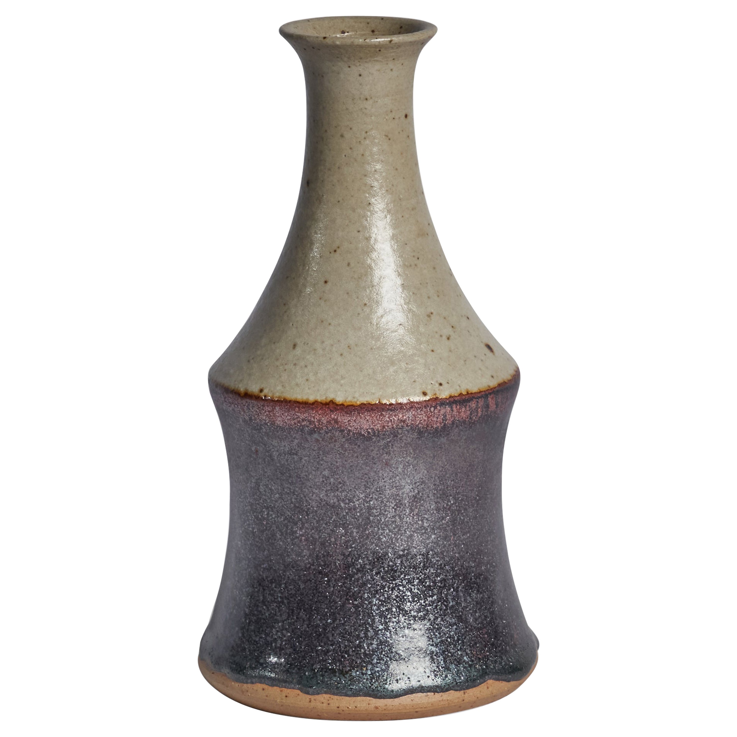 John Andersson, Vase, Stoneware, Sweden, 1960s For Sale