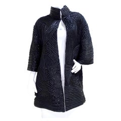 Louis Féraud black sequin evening jacket - L - 1990s second hand vintage –  Lysis