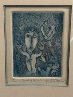 Heart of the World II, Lithograph by John Anthony Miller