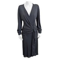 John Anthony Sexy Matte Jersey Wrap Dress