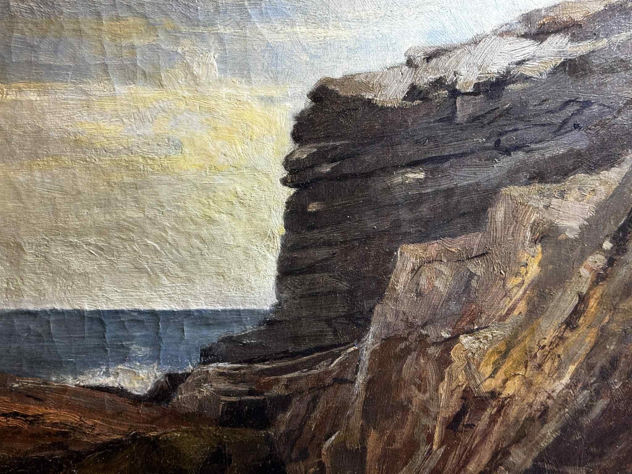 Felsenküste 1874 (Amerikanischer Impressionismus), Painting, von John Appleton Brown