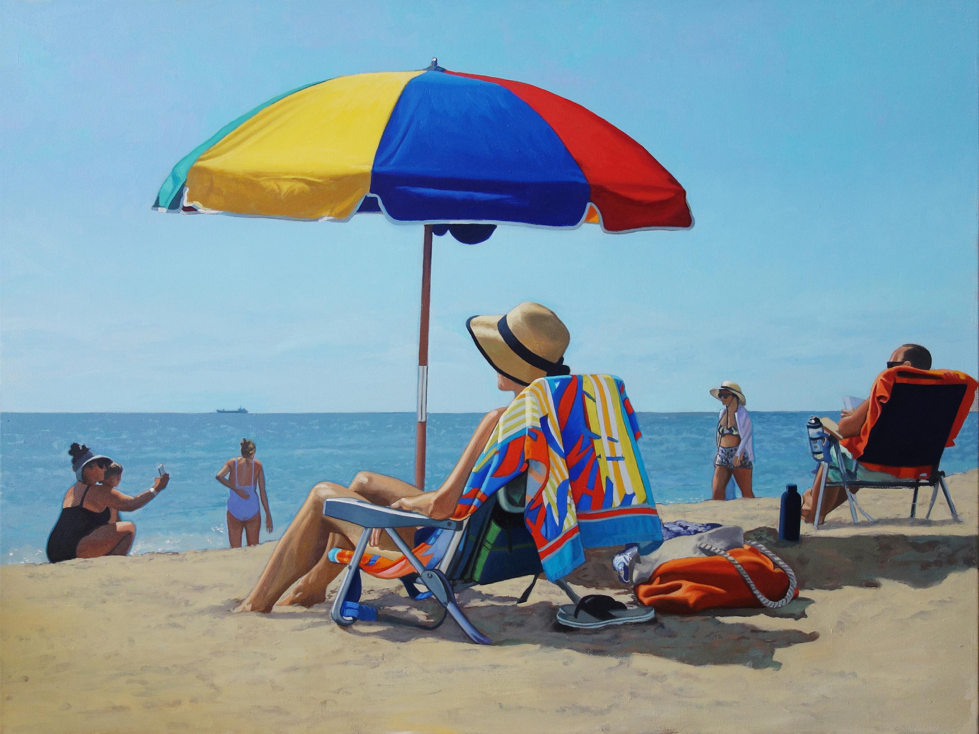 John Aquilino Still-Life Painting - Beach Towel