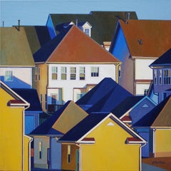 Suburban Life, Painting, Oil on Canvas