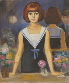 John Armstrong - 20th Century Oil, Portrait of a Woman