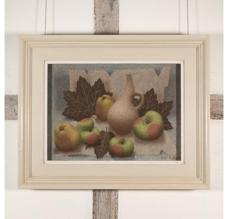 Still Life, Oil on Board Painting by John Armstrong, 1960 For Sale 1