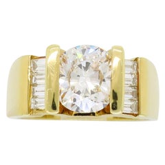 John Atencio 2.01 Carat Oval Cut Diamond Ring