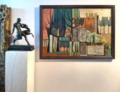 Landscape Abstraction - Mid-Century -  Twenty Paintings in One