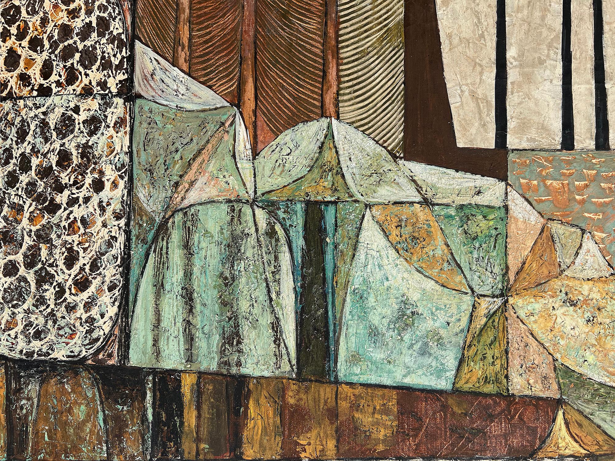 Landscape Abstraction - Mid-Century -  Twenty Paintings in One  For Sale 5