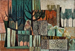Landscape Abstraction - Mid-Century -  Twenty Paintings in One 