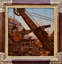 Mining for Ore, Saturday Evening Post Cover, 1947