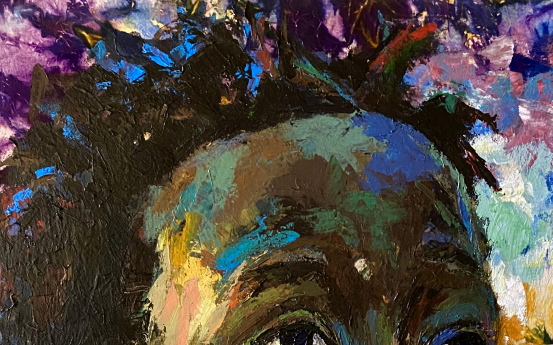 Me imbattibile - Painting di John Ayobamidele