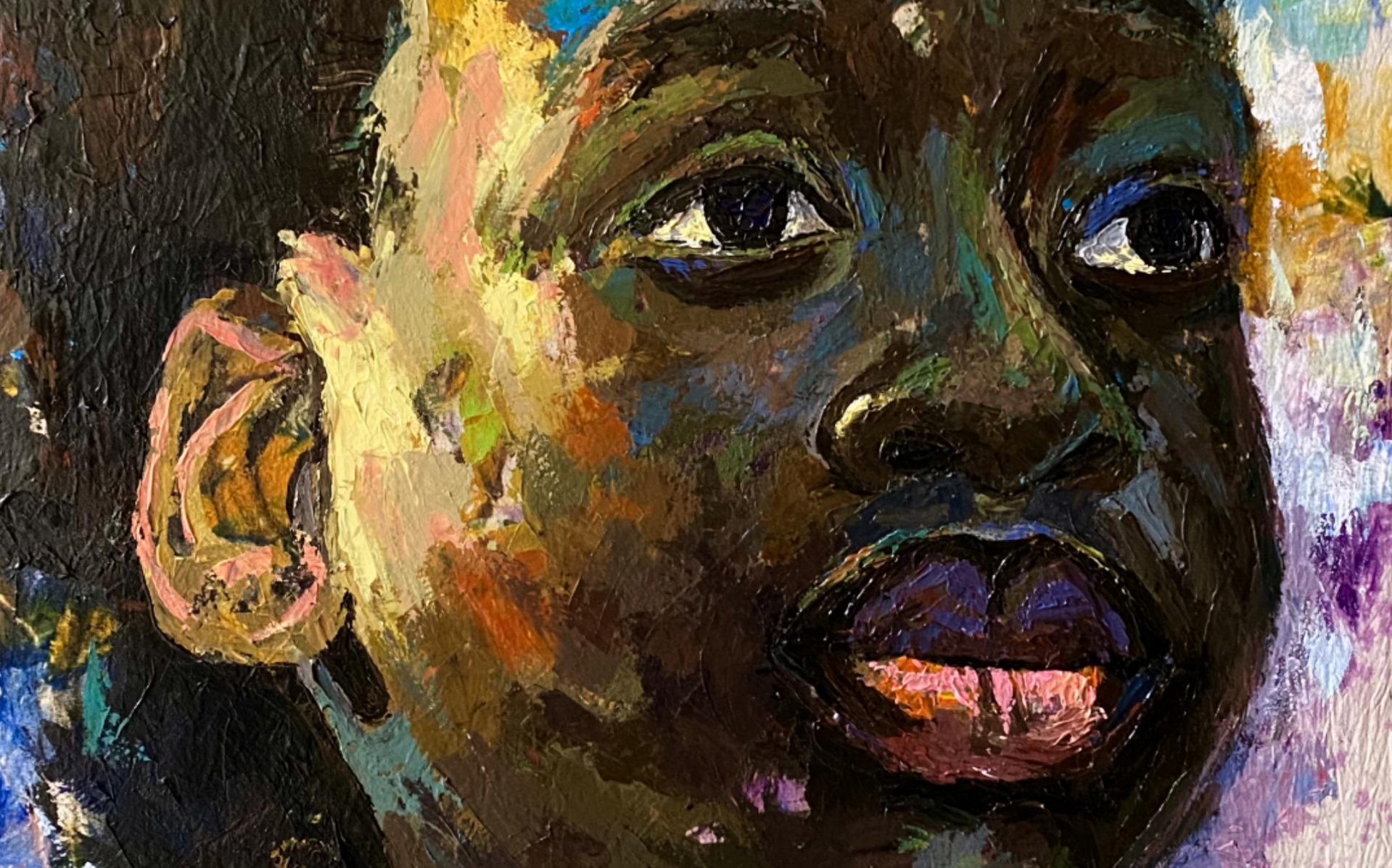 Ich bin unschlagbar (Expressionismus), Painting, von John Ayobamidele